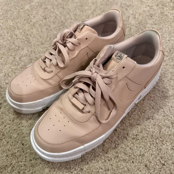 Nike Air Force 1 Pixel "Particle Beige" Sneakers - Women’s Size 11.5 - Picture 5 of 9